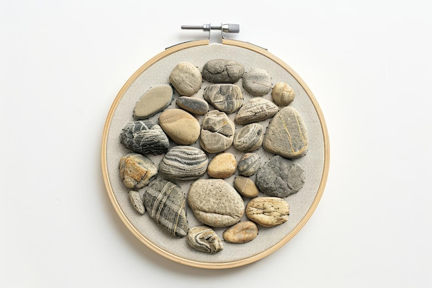 embroidered patches displayed